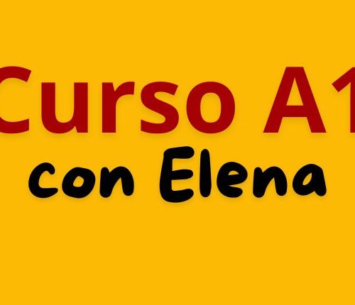 Curso A1 con Elena