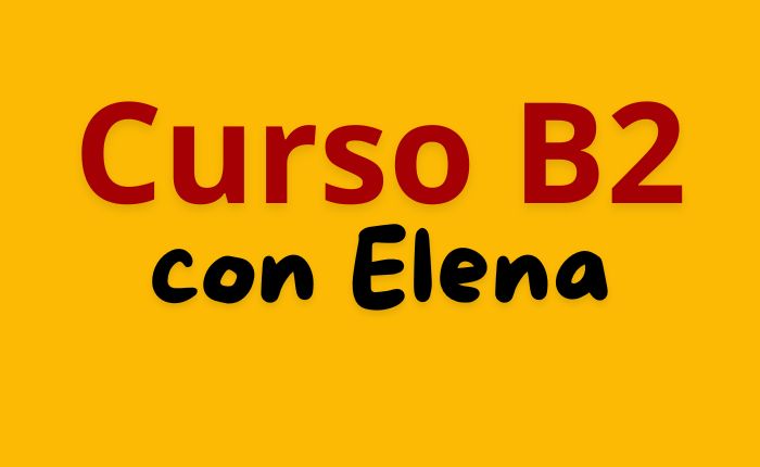 Curso B2 con Elena